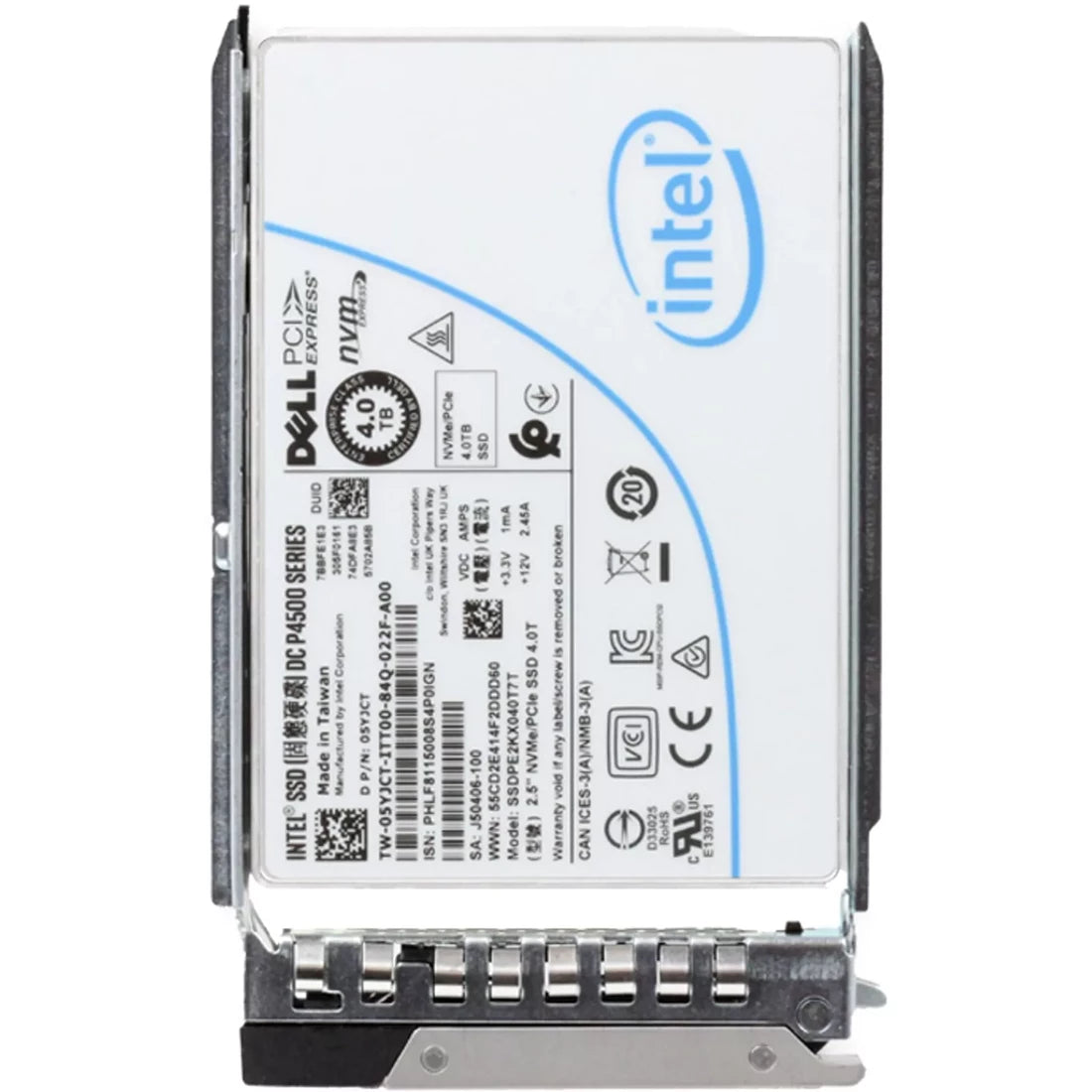 Ổ cứng SSD NVMe TLC Dell 5YJCT 4TB 2.5" Ổ cứng SSD Gen3.1 x4 đọc dữ liệu chuyên sâu | Đã qua sử dụng