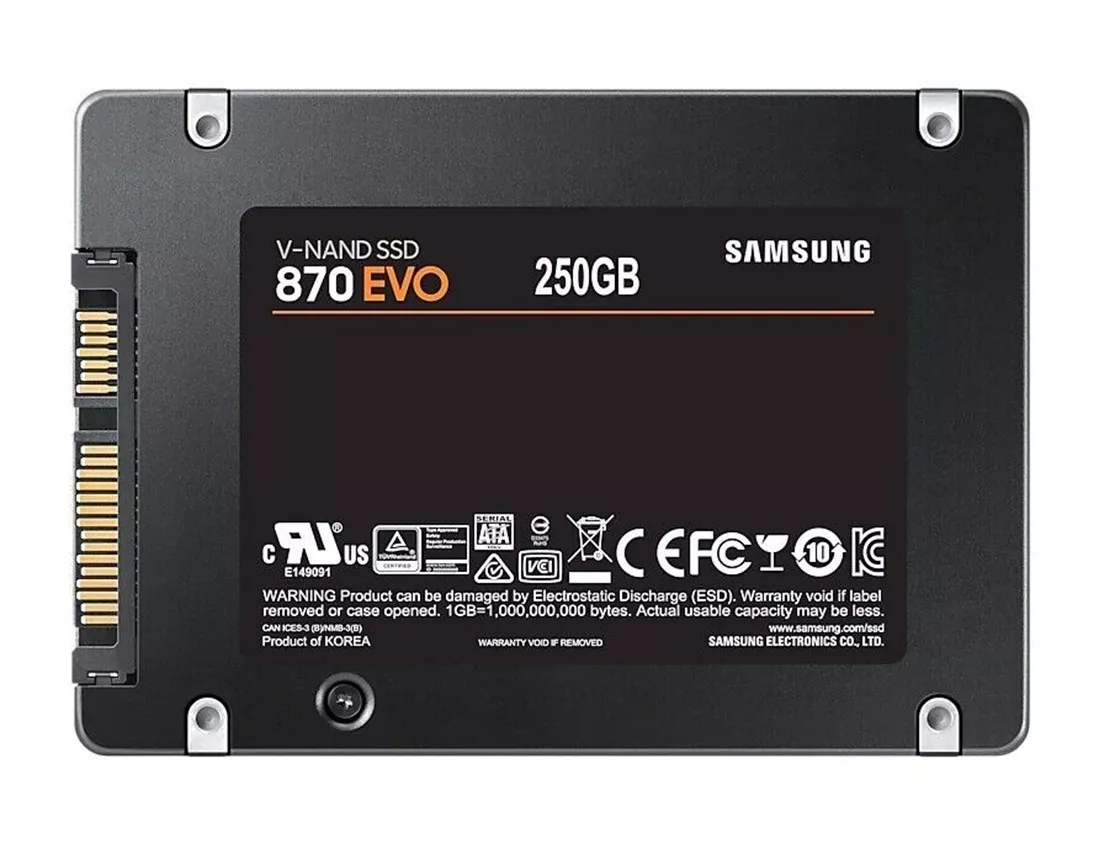 Samsung 870 EVO MZ-77E250 SSD 250 GB SATA 6Gb/s Brand New | USED Main image