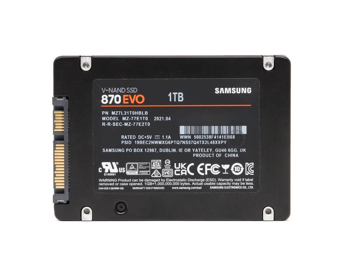 Brand New | Samsung 870 EVO MZ7L31T0HBLB SSD 1 TB SATA 6Gb/s Brand New