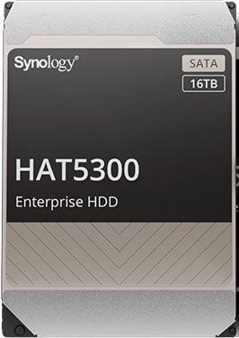 Synology HAT5300-16T 16TB SATA-6Gbps 512e 7200RPM 512Mb 캐시 3.5인치 내장 하드 드라이브 | 사용된