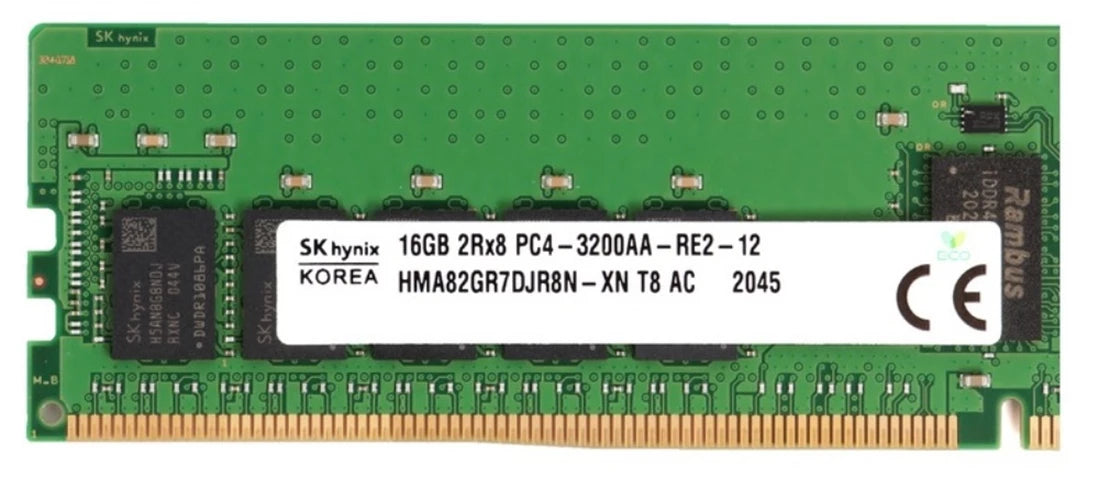 하이닉스 HMA82GR7DJR8N-XN 16GB PC4-25600 DDR4-3200MHz 2Rx8 ECC 메모리 | 사용된