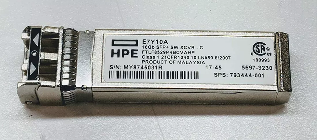 HPE E7Y10A SFP+ 16GB Fibre Channel Transceiver Module Used Hình ảnh chính