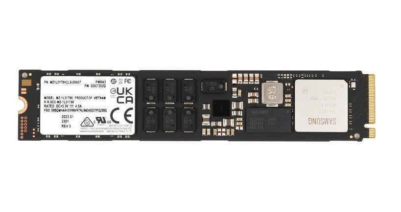 Samsung MZ1L21T9HCLS-00B7C PM9A3 1.92TB PCI-E Gen4 x4 M.2 SSD | USED