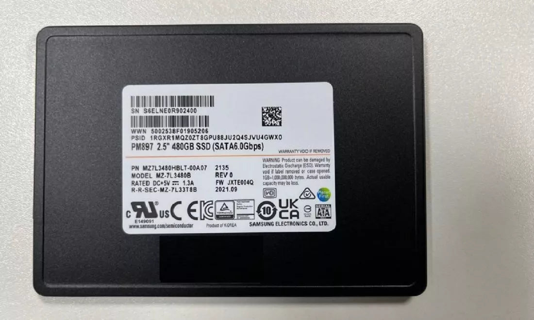 Brand New | Samsung PM897 MZ7L33T8HBNA-00A07 SSD 3.84 TB SATA 6Gb/s Brand New