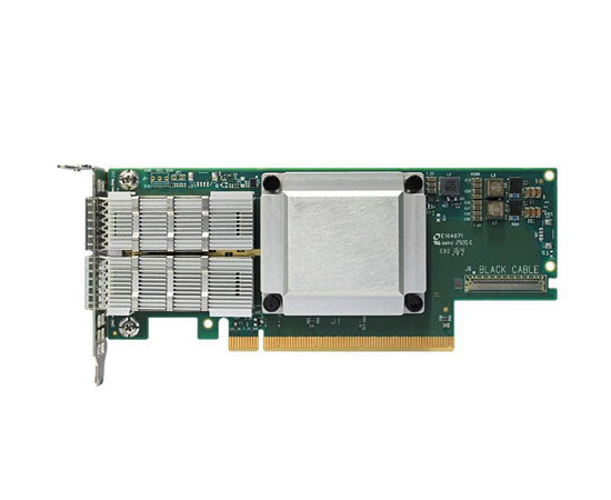 Mellanox MCX653106A-HDAL ConnectX-6 InfiniBand/Ethernet Adapter Card HDR IB (200Gb/s) and 200GbE Dual-port QSFP56 PCIe3.0/4.0 x16 cold plate for liquid-cooled Intel Server System D50TNP platforms Full-Height Bracket ROHS R6 | BRAND NEW