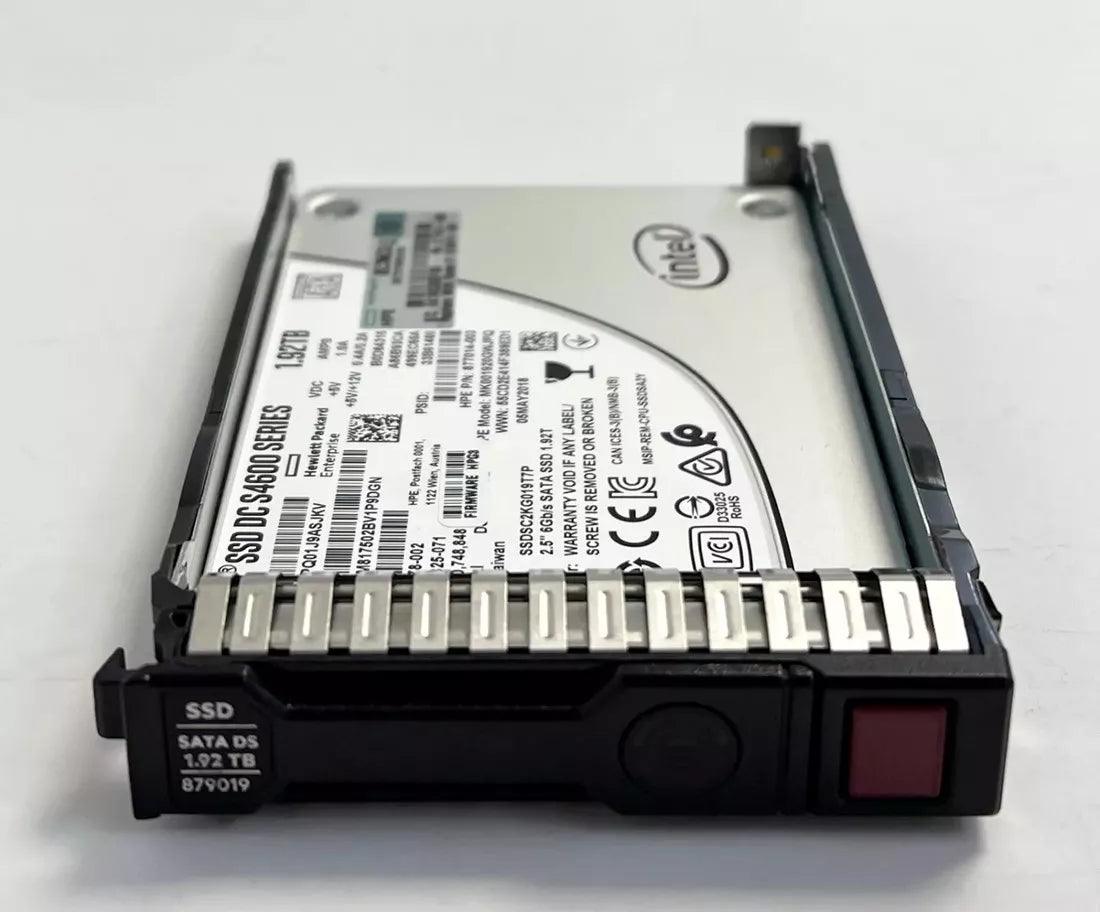 HPE 877788-B21 혼합 사용 SSD 1.92TB SATA 6Gb/s | 사용된