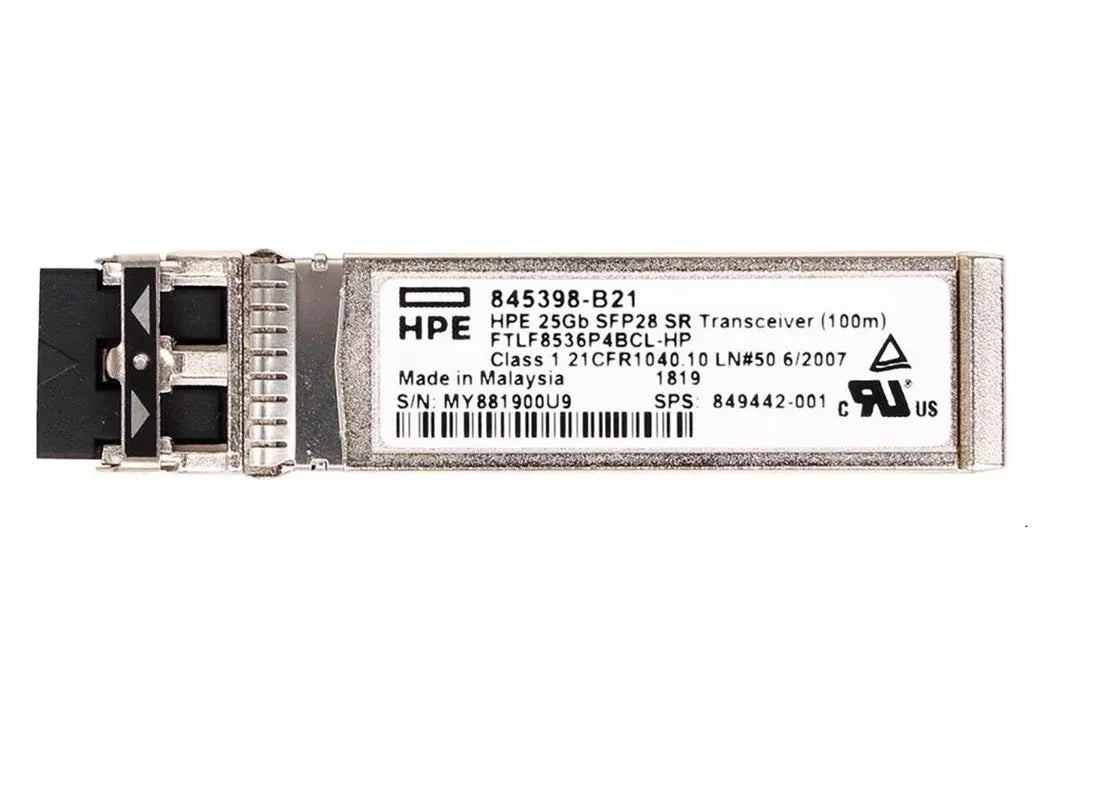 HPE 845397-001 25Gb SFP28 SR 100m 收發器 |新的 主圖