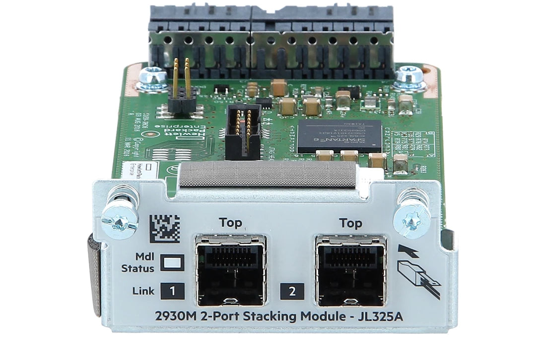 Mô-đun xếp chồng 2 cổng HPE JL325A Aruba 2930 REF | ĐÃ SỬ DỤNG Hình ảnh chính