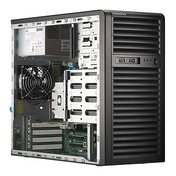 Supermicro SYS-531R-I UP Workstation Mini-Tower, einzelne Intel Xeon E-2400-Serie und Intel Pentium-Prozessoren der 12. Generation | NEU