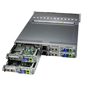 Supermicro SYS-622BT-HNC8R BigTwin 2U Barebone Bốn nút có thể cắm nóng Bộ xử lý kép Intel Xeon 6700 Series có lõi E | MỚI