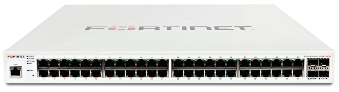 Fortinet FS-248E-POE Switch 52 ports L3 managed | USED Main image
