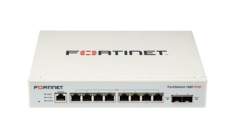 Fortinet FS-108F-POE FortiSwitch 108F-POE Ethernet Switch | USED Main image