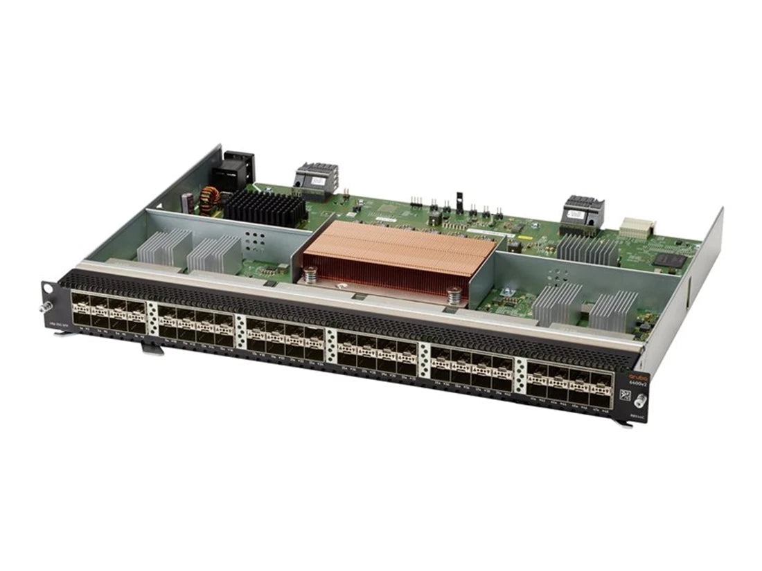 HPE R0X44C Aruba Networking CX 6400 48-port 1G/10G/25GbE SFP28 v2 Extended Tables Module | USED