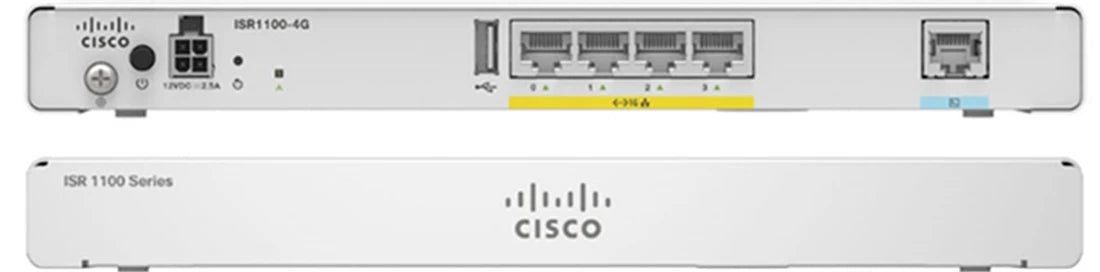思科 ISR1100-4G ISR 1000 系列 4x 1 千兆位 RJ45 路由器 F/S |用过的 主图