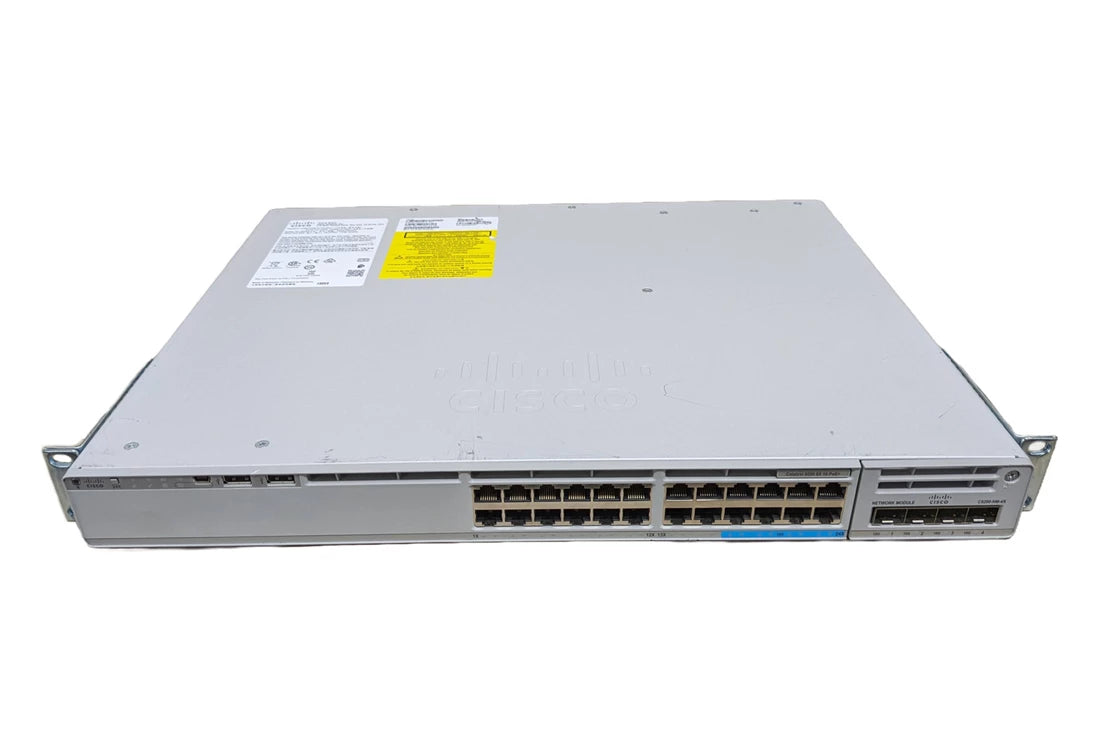 Cisco C9200-24PXGE Catalyst 9200 24端口8千兆PoE+网络基础型 <tc>交换机</tc> 现货 | 二手