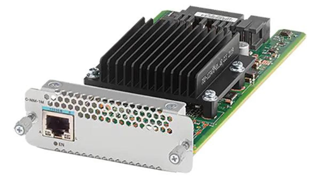 Cisco C-NIM-1M Cisco UPOE を備えた 1 ポート 2.5 Gbps/1 Gbps WAN NIM |使用済み