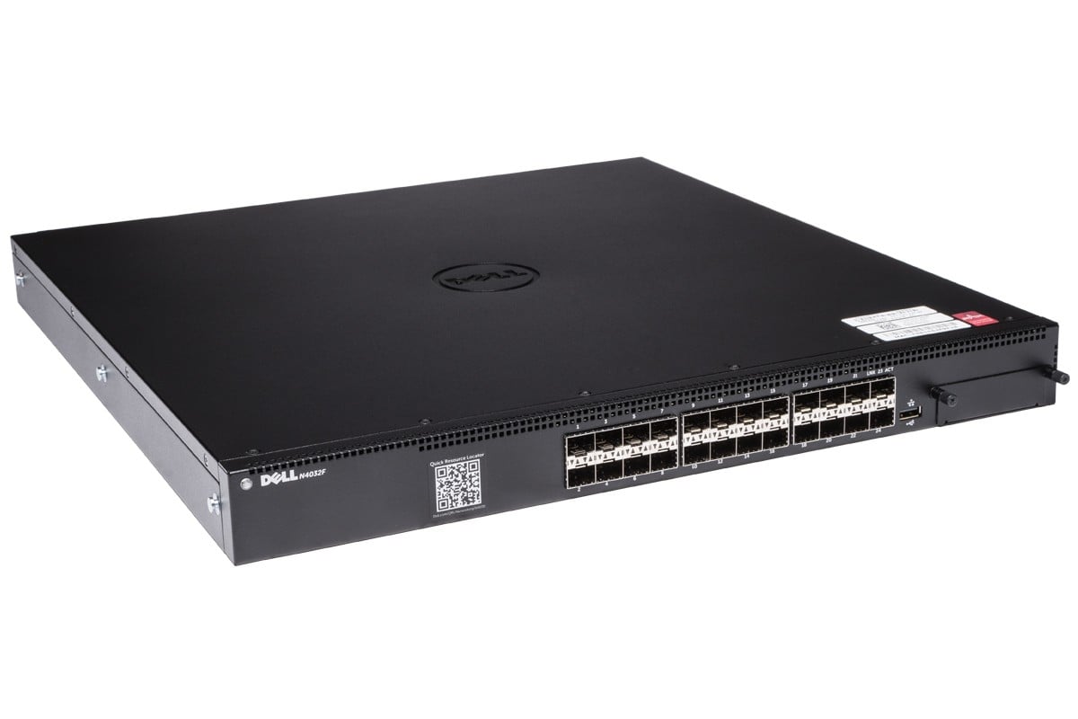 Dell 05KGDH N4032F マネージドL3 <tc>ネットワークスイッチ</tc> 24個の10ギガビットSFP+ポート | 中古