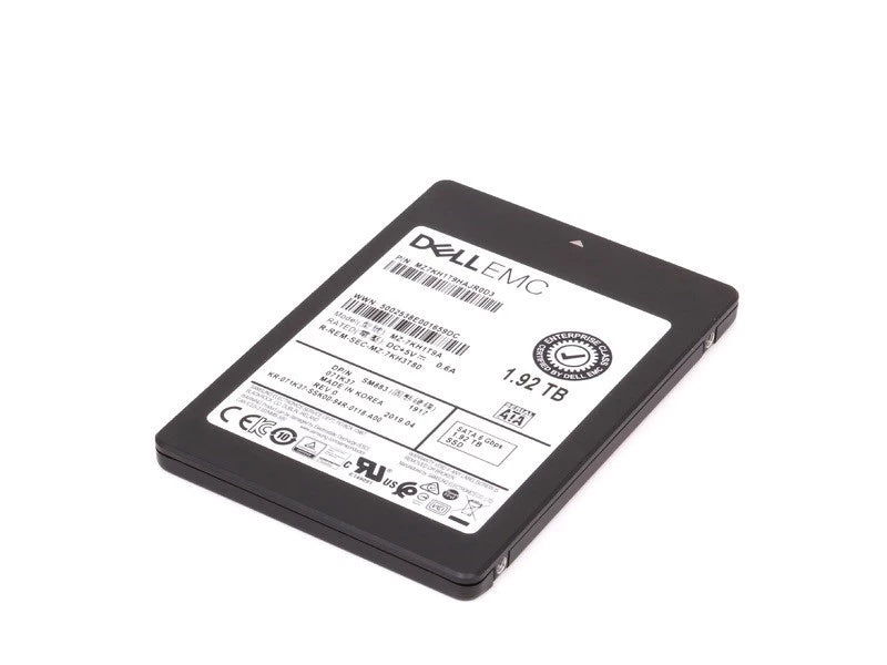 삼성 SM883 MZ-7KH1T9A 혼합 사용 SSD 1.92TB SATA 6Gb/s DELL OEM | 사용된