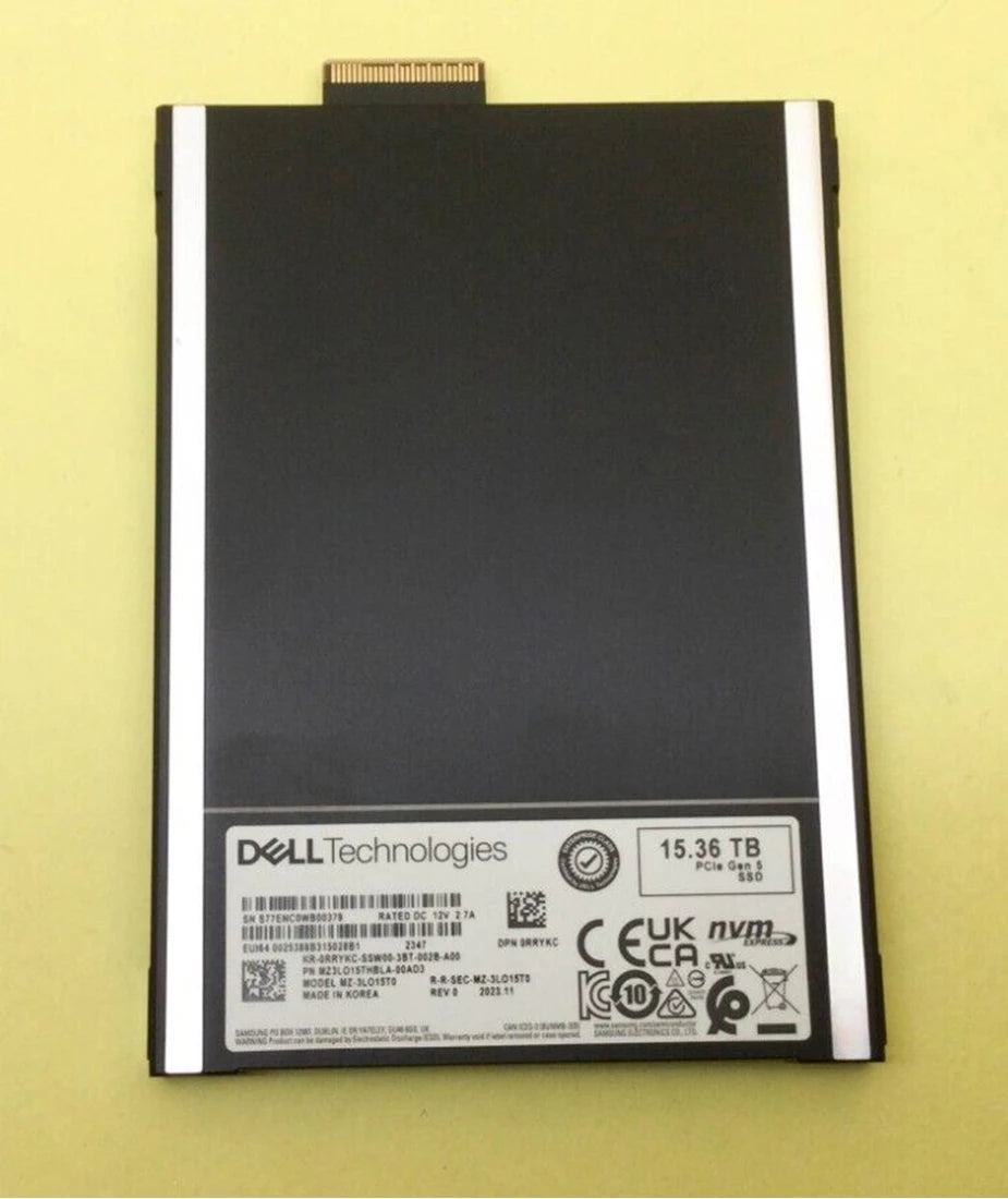 Refurbished | Samsung MZ-3LO15T0 15.36TB PCIe 5.0 E3.S NVMe 2.5inch Ssd.