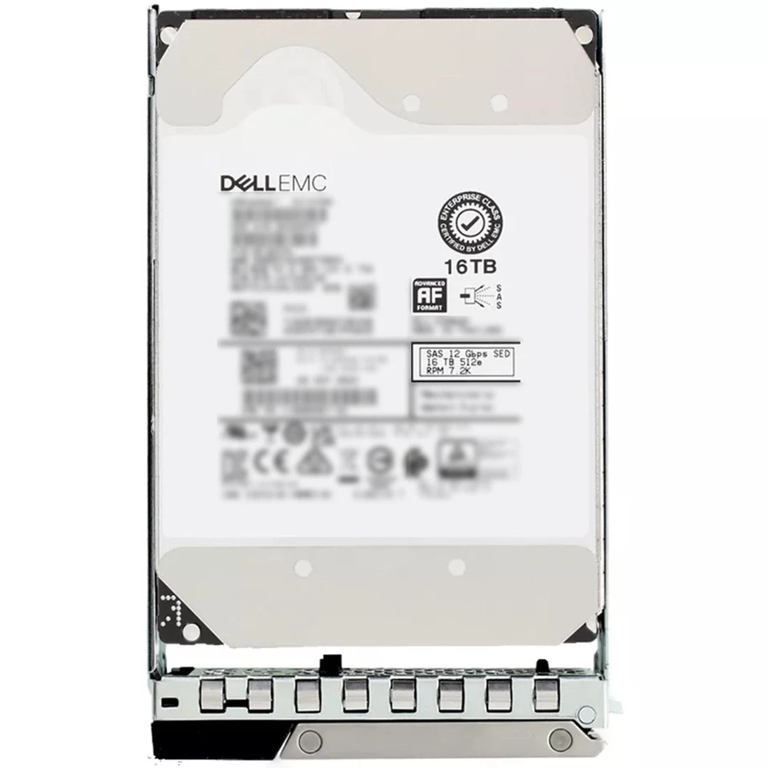 戴尔 161-BBEI 16TB SED FIPS-140 7200 RPM SAS 12Gbps 512e 512MB 3.5 英寸热插拔硬盘，带托盘 |用过的