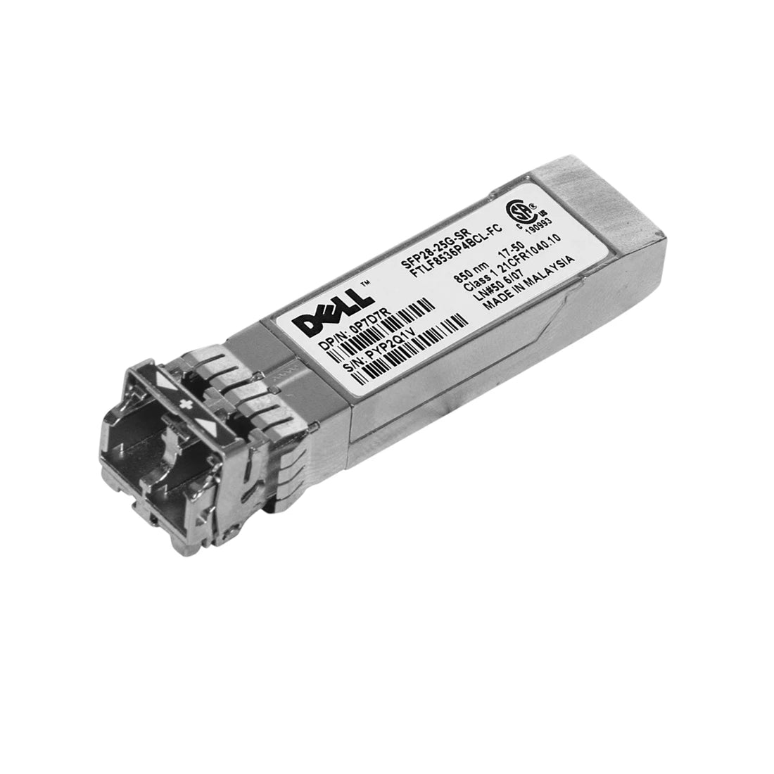 戴尔 407-BHCI 25GE 850nm 短波长 SFP+ 收发器 |用过的