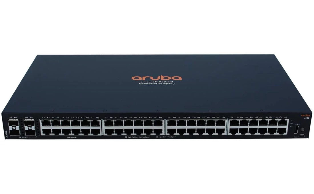 HPE JL676A#ABA Aruba 6100 48G Class4 4SFP+ <tc>công tắc mạng</tc> | ĐÃ QUA SỬ DỤNG Hình ảnh chính