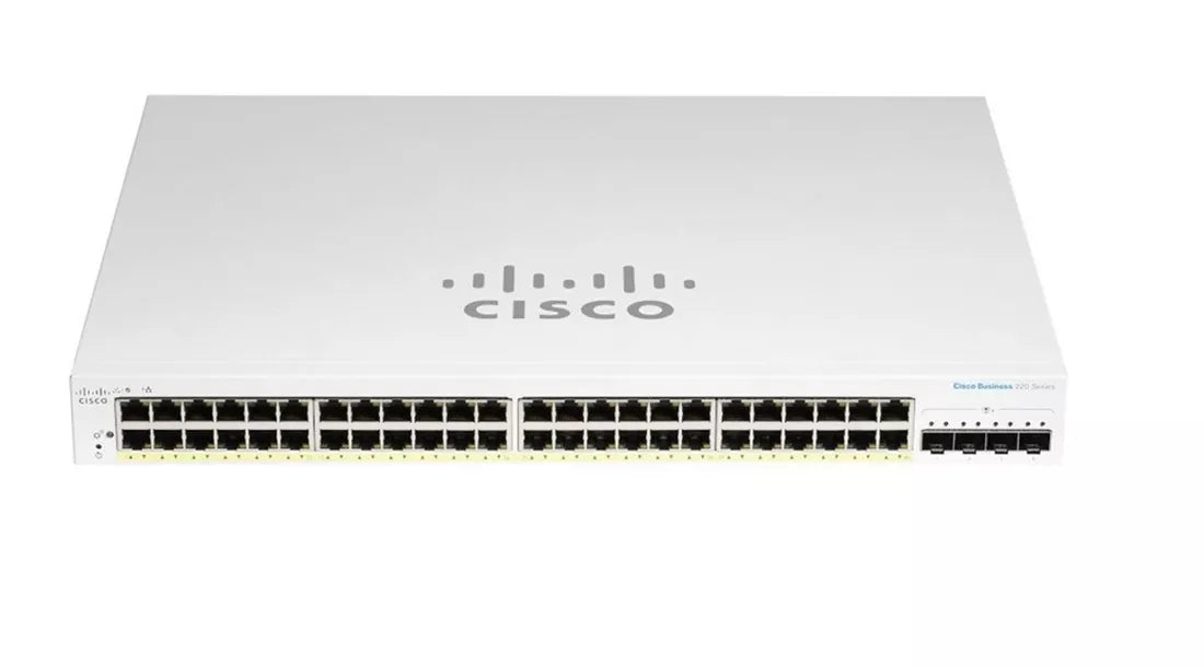 Cisco CBS220-48P-4X 48P Gigabit PoE+ Managed Network <tc>Switch</tc> f/s | GEBRAUCHT