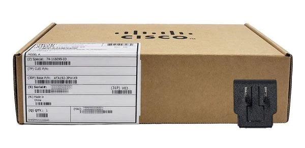 Cisco ATA192-3PW-K9 ATA 192 Multiplatform Analog Telephone Adapter | NEW