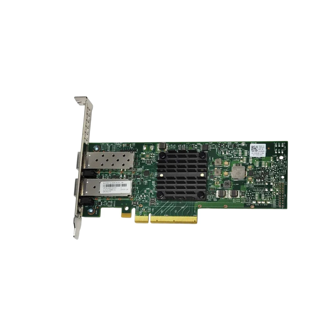 Adaptateur réseau Dell 4RN58 Broadcom 57414 double port 25GbE SFP28 avec support pleine hauteur | UTILISÉ