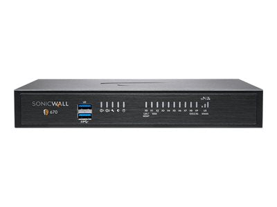SonicWall 02-SSC-5654 TZ670 - Tính sẵn sàng cao - thiết bị bảo mật | ĐÃ SỬ DỤNG
