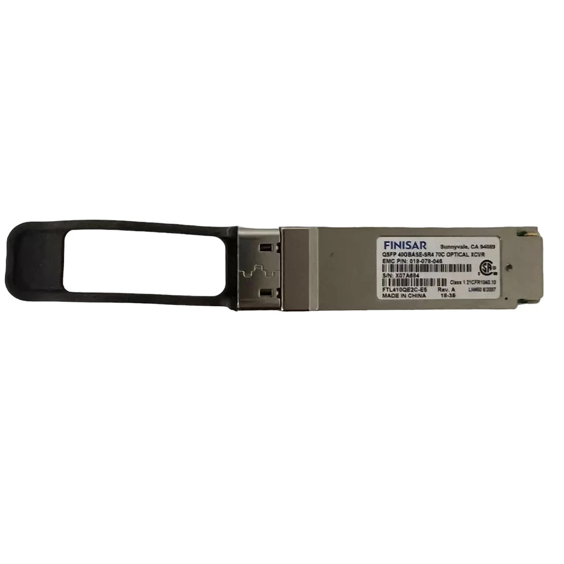 EMC 019-078-046 QSFP 40GBASE-SR4 70C 850NM Optical Transceiver | USED
