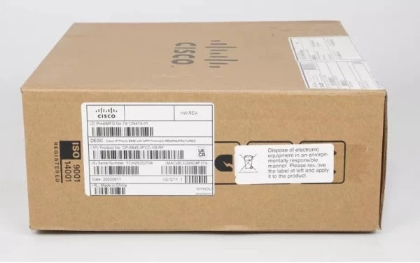 Visiophone IP Cisco CP-8845-3PCC-K9 8845 | NOUVEAU