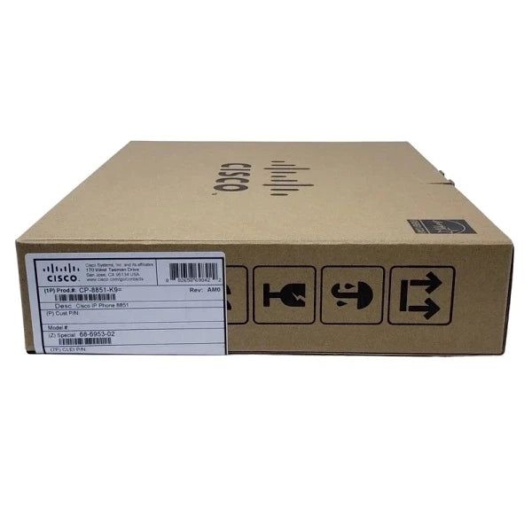 Cisco CP-8851-3PCC-K9 IP Phone 8851 with Multi-Platform Phone Firmware | BRAND NEW Main image