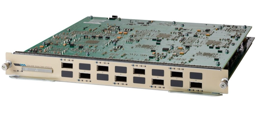 CISCO C6800-8P40g 6800 8-Port 40ge with dual integrated dual DFC4-E | USED