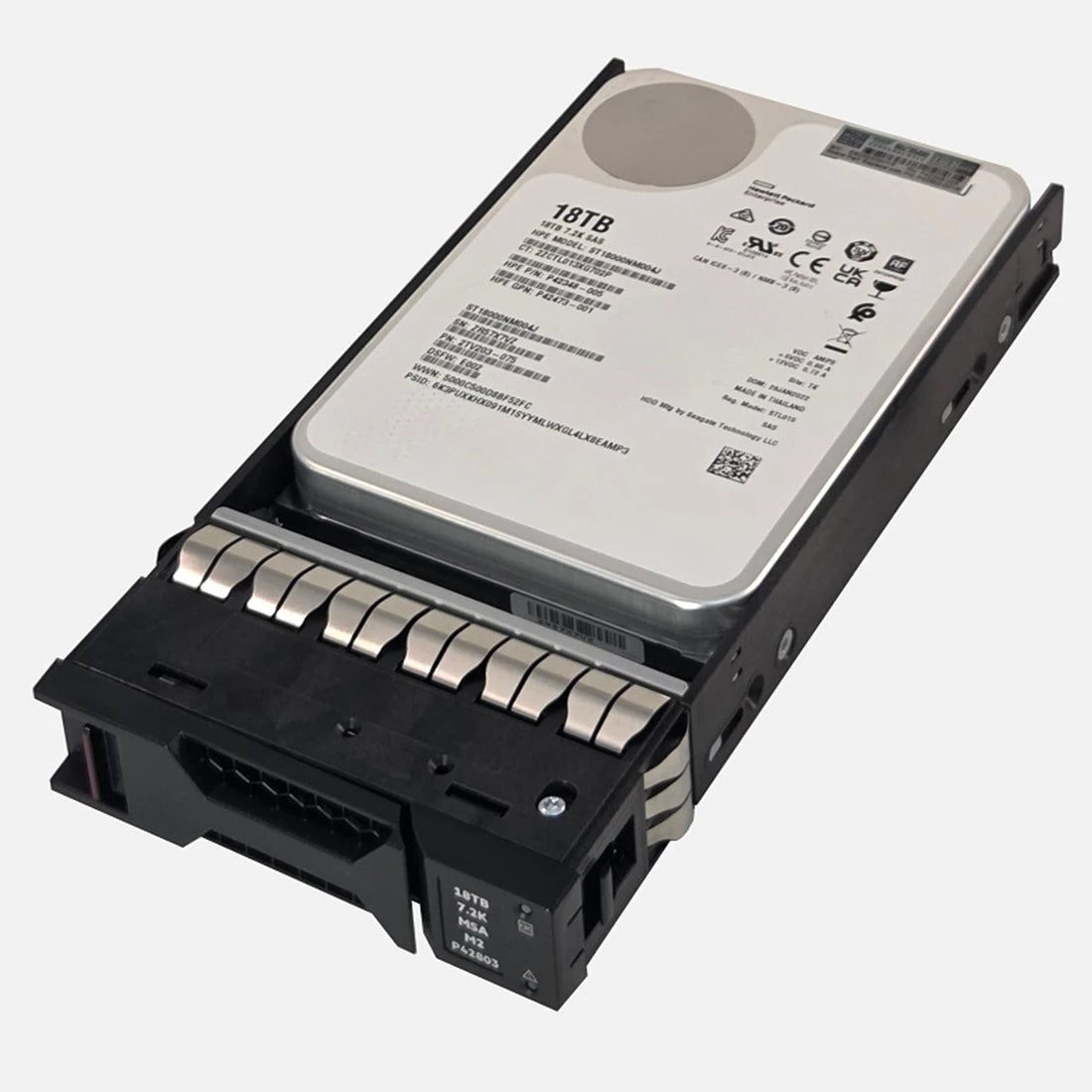 HPE P42348-005 Msa 18Tb 7.2k SAS 12g Lff 中线硬盘 |用过的