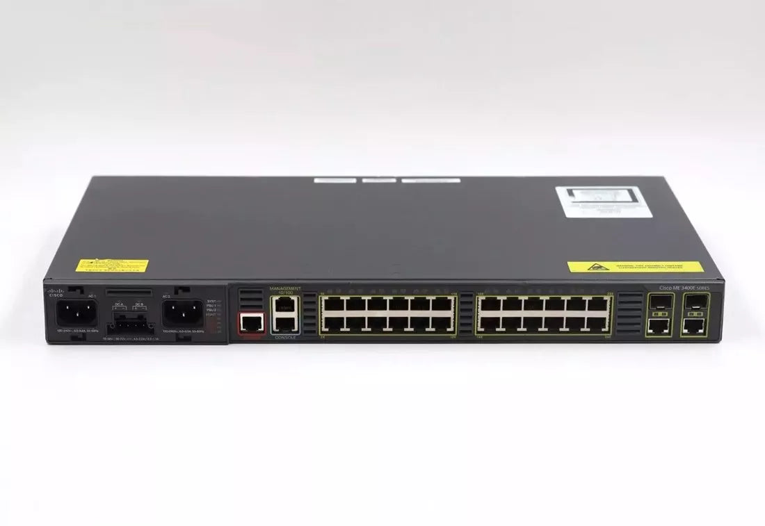 Cisco ME-3400E-24TS-M ME3400E 24 10/100 + 2 Combo ports Ethernet Access Switch | USED Main image