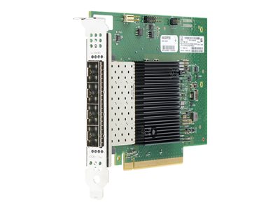 Intel E810XXVDA4G2P5 Quad-Port PCIe 4.0 x16 FH 25 Gigabit SFP28 x 2 Ethernet Network Adapter | USED