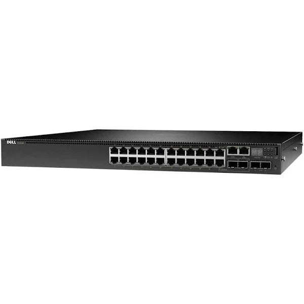 Thiết bị mạng Dell 37YPX N3024P 24 cổng, có thể quản lý, dạng gắn tủ rack. <tc>công tắc mạng</tc> | ĐÃ QUA SỬ DỤNG