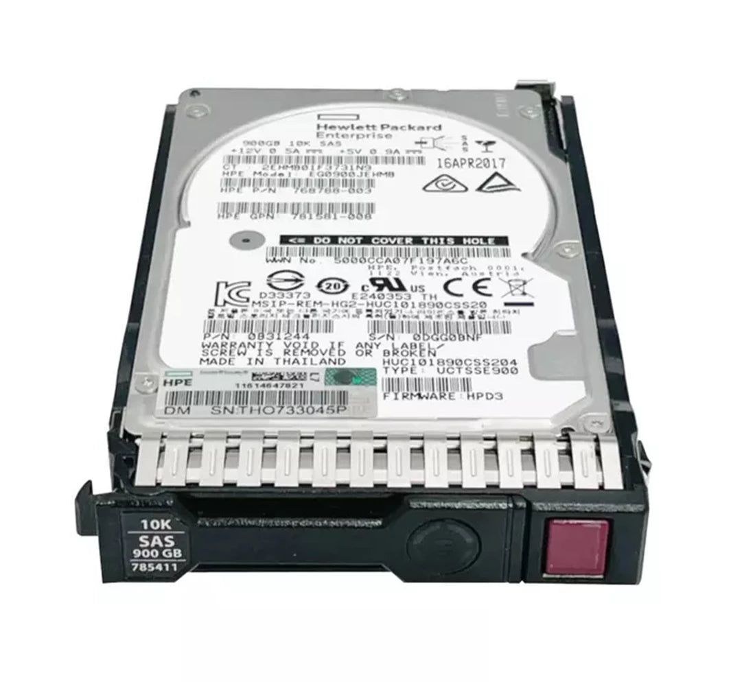 HP EG0900JETKB 900GB 12G 10k 2.5Inch SAS Sc Ent Hdd | USED