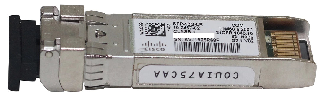 Cisco 10-2457-02 10GBase-LR SFP+ Transceiver Modules 10 Gbps Ref | USED