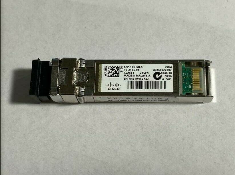 Cisco 10-3105-01 SFP-10G-SR-S SFP+ transceiver module - LC/PC multi-mode Ref メイン画像