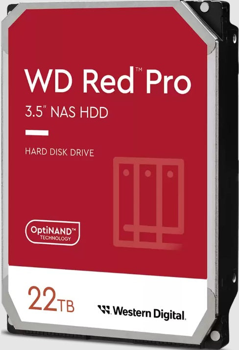 全新| WD WD221KFGX RED PRO 22tb 7.2K sata-6gbps 3.5英寸 NAS 硬盘 主图