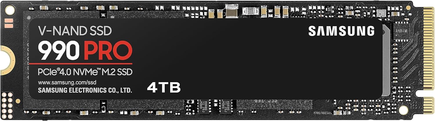 삼성 MZ-V9P4T0B/AM 990 Pro 4TB PCIe 4.0 X4 M.2 2280 NVMe TLC SSD. | 사용된