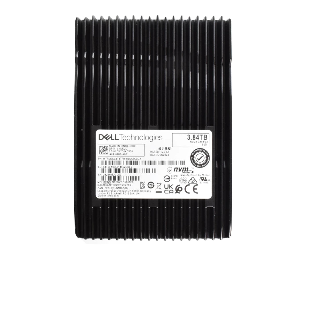 Micron 7450 PRO MTFDKCC3T8TFR-1BC1ZABDA SSD 3.84 TB Pci Express 4.0 x4 (NVMe) DELL OEM | USED Main image