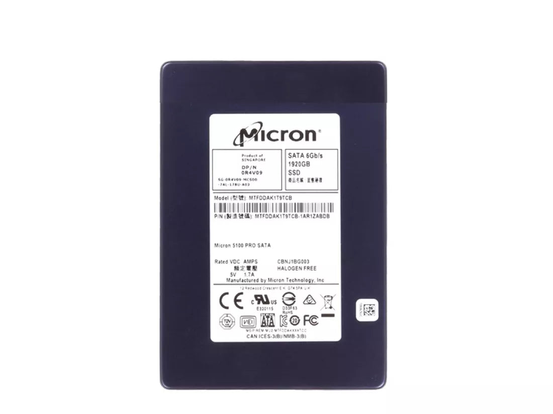 Refurbished | Micron 5100 PRO MTFDDAK1T9TCB-1AR1ZABDB SSD 1.92 TB SATA 6Gb/s DELL OEM Refurbished