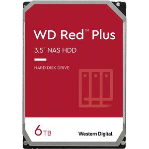 Brand New | WD Red Plus WD60EFPX 4TB NAS 256Mb Cache SATA 6Gb/s 3.5inch Internal HDD Image principale