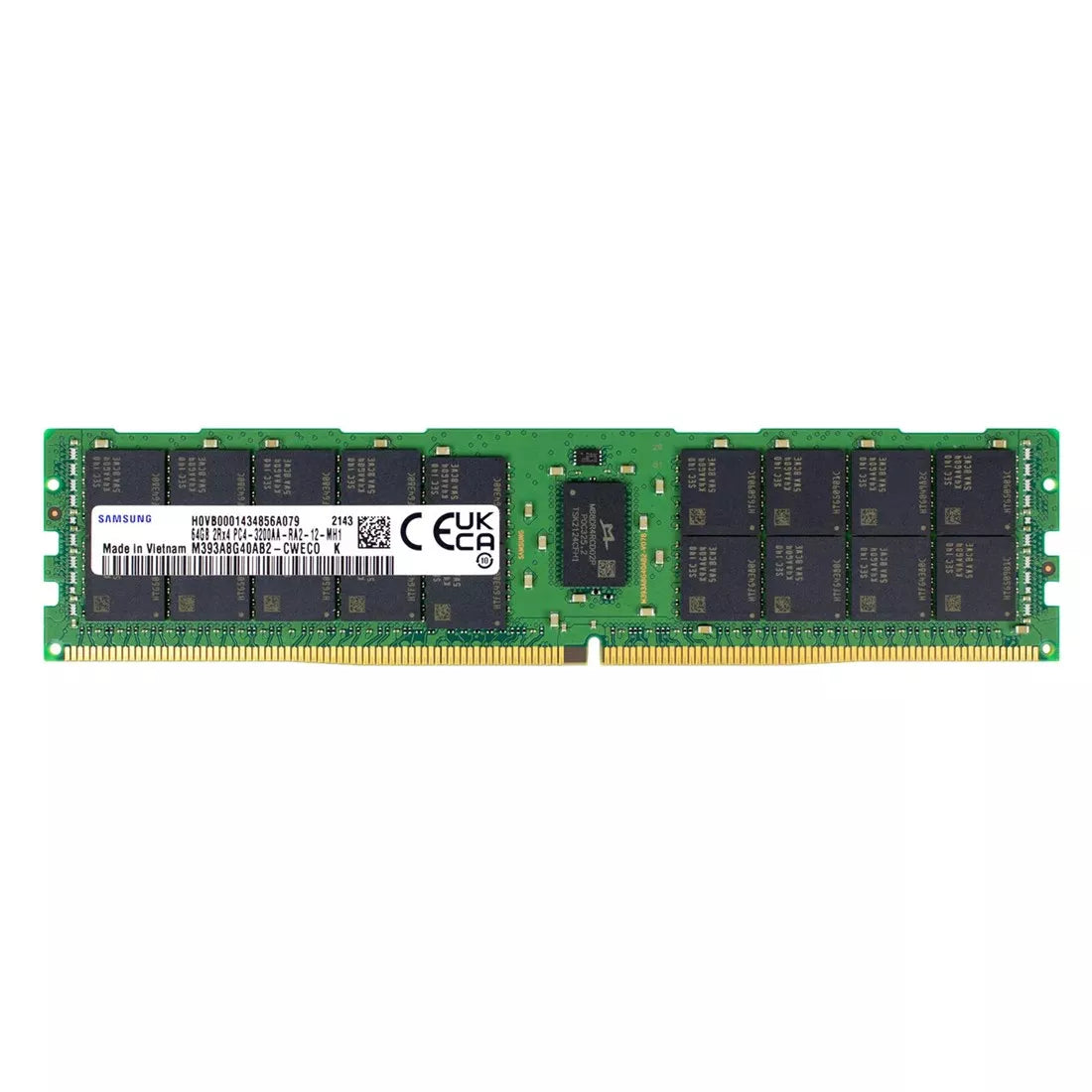 Samsung M393A8G40AB2-CWEGY 64GB PC4-25600 DDR4-3200Mbps Bộ nhớ 2RX4 ECC Mới | THƯƠNG HIỆU MỚI