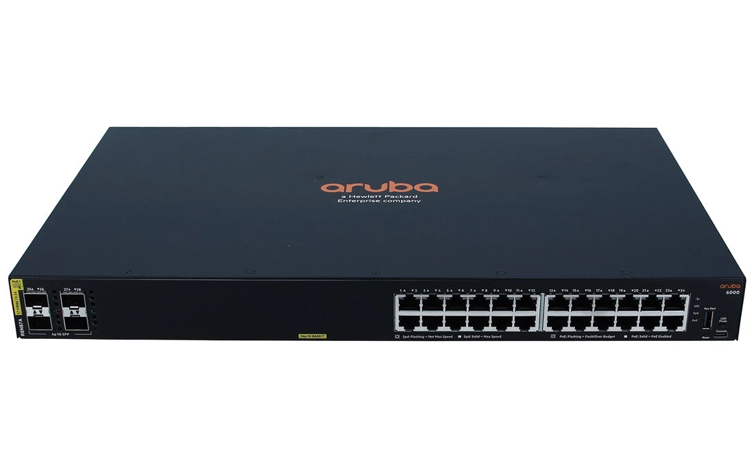 HPE R8N87-61101 Aruba 6000 24G Class4 PoE 4SFP 370W <tc>交换机</tc> | 二手 主图