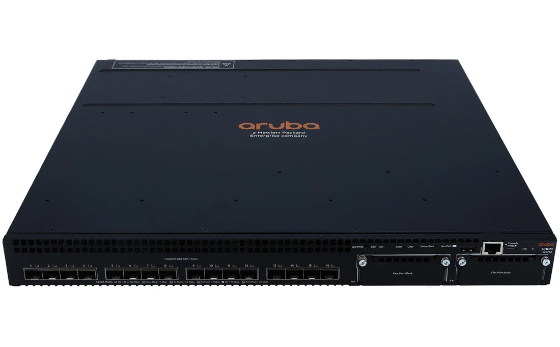 HPE JL075-61101 Aruba 3810M 16SFP+ 2 khe cắm <tc>công tắc mạng</tc> | ĐÃ QUA SỬ DỤNG Hình ảnh chính