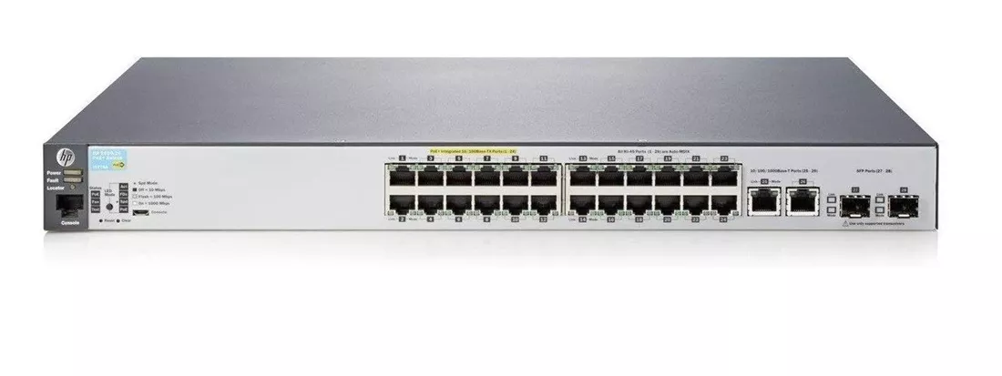 HPE J9779A Aruba 2530-24-PoE+ <tc>Switch</tc> 24 verwaltete Ports, rackmontierbar | NEU, GEÖFFNETE VERPACKUNG